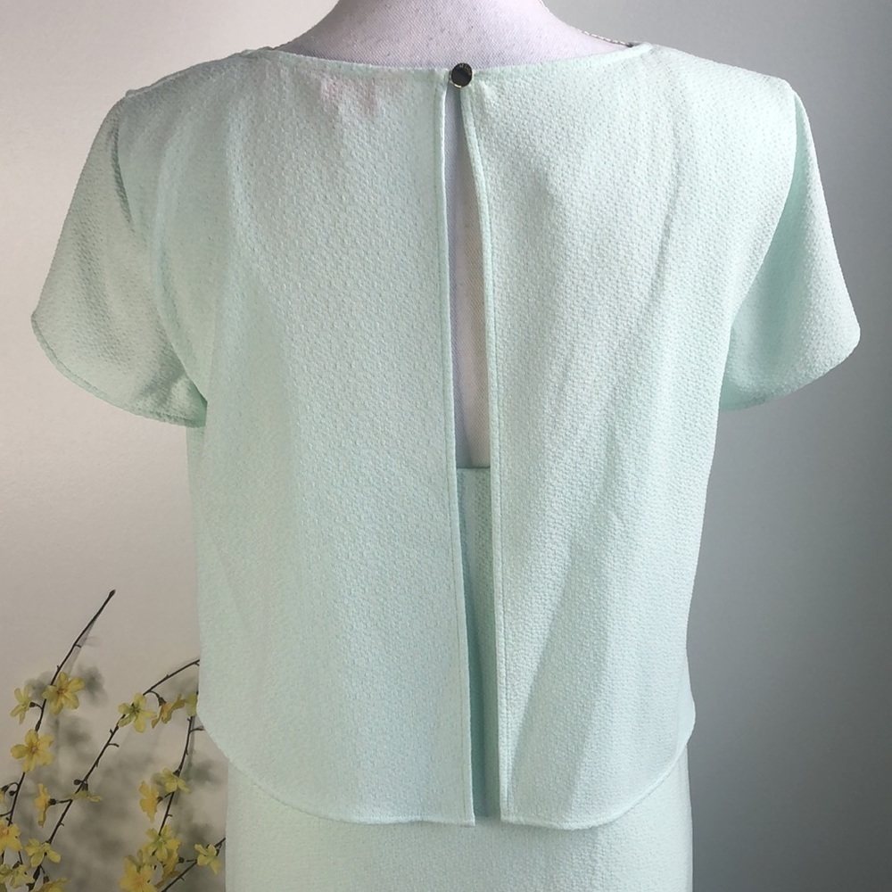 Ted Baker mint green Pannsie layered dress - Picture 4 of 7